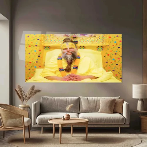 Spiritual Metal Poster | Premanand Ji Maharaj Metal Poster ? Divine Wisdom & Devotion 4 - Image 3