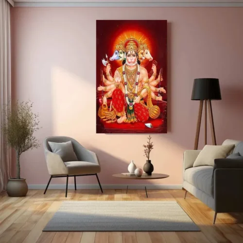 panchamukhi-hanuman-metal poster - Image 3