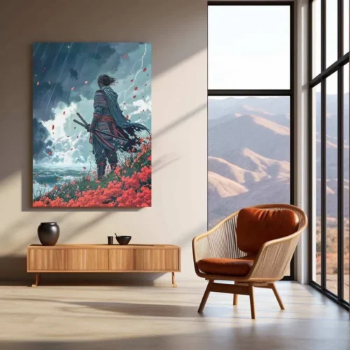 Samurai Warrior Metal Poster - Image 3