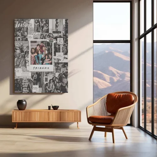 Friends Series Metal Poster ? Iconic TV Show Wall Art - Image 3