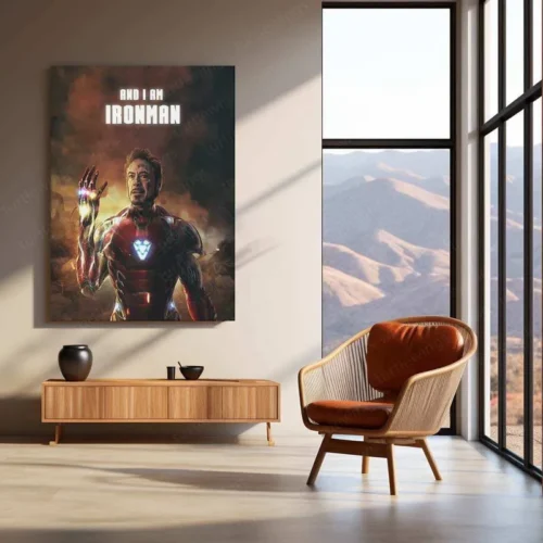 I Am Iron Man Metal Poster ? Iconic Marvel Tribute Wall Art | Tony Stark Legacy - Image 3