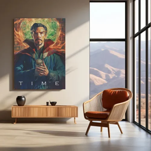 Doctor Strange Metal Poster | Marvel Sorcerer Supreme Wall Art - Image 3