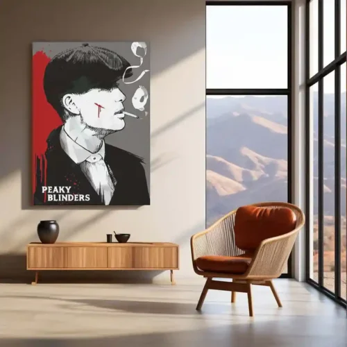 Peaky Blinders ? Thomas Shelby Poster | Grit & Smoke Gangster Wall Art Metal Frame - Image 3