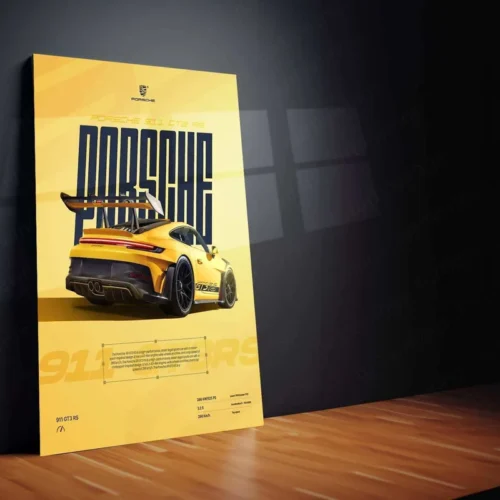 Porsche 911 GT RS Metal Poster - Image 2