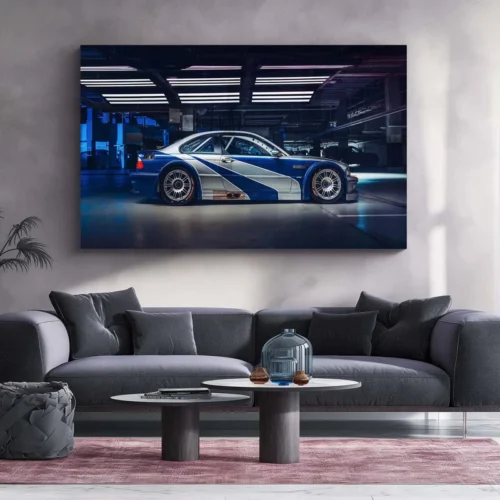 Car Metal Poster | 2005 BMW M3 GTR Need for Speed Metal Poster ? Iconic Racing Game Wall Art 1 - Image 2