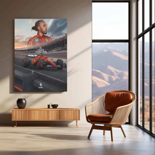 Lewis Hamilton Metal Frame | A Tribute to the F1 Legend - Image 3