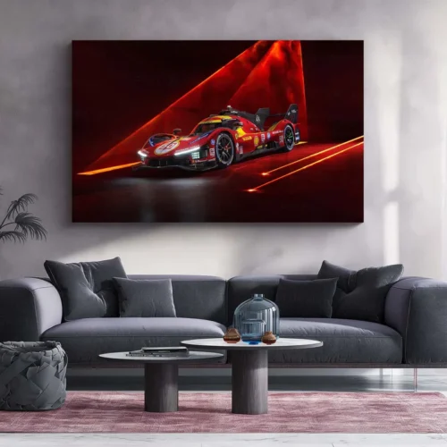Car Metal Poster | 2025 Ferrari 499P-001 Metal Poster ? Ultimate Hypercar Racing Wall Art - Image 2