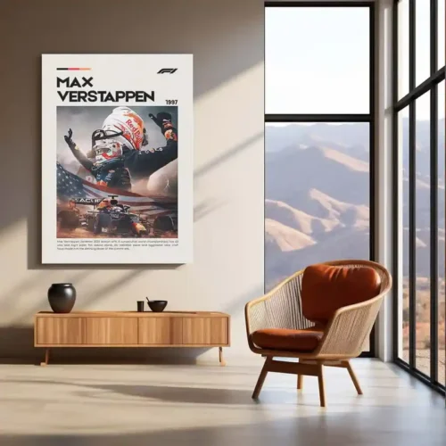 Max Verstappen Metal Frame | Red Bull Racing Wall Art - Image 3