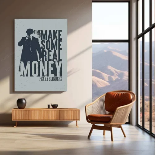 Peaky Blinders Metal Poster | Thomas Shelby Gangster Art | Vintage Crime Drama Wall Decor - Image 3