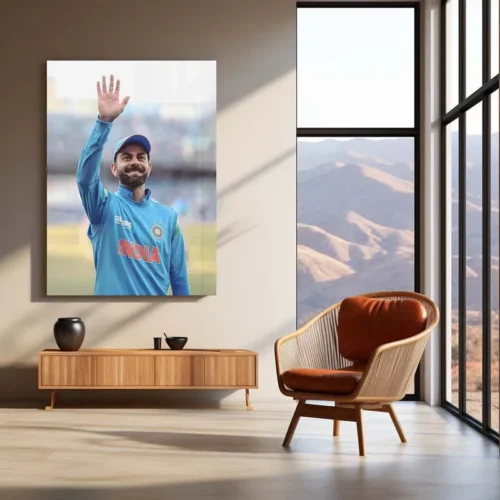 Cricket Metal Poster | Virat Kohli Metal Poster ? Iconic Cricket Legend Wall Art 1 - Image 3