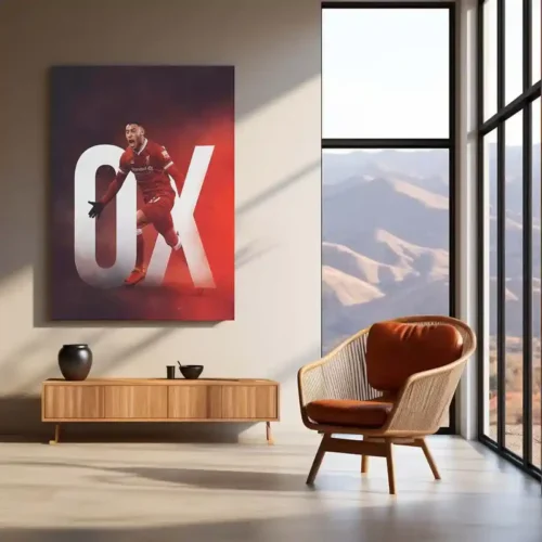 Alex Oxlade-Chamberlain ?OX? Liverpool Graphic Poster ? Metal Frame - Image 3