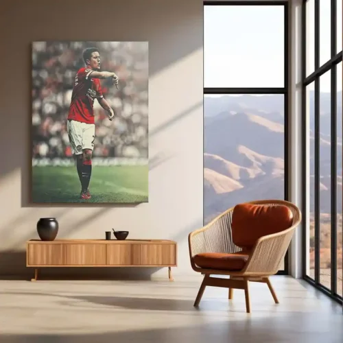 Ander Herrera Manchester United Action Pose ? Metal Frame | Premium Football Poster - Image 3