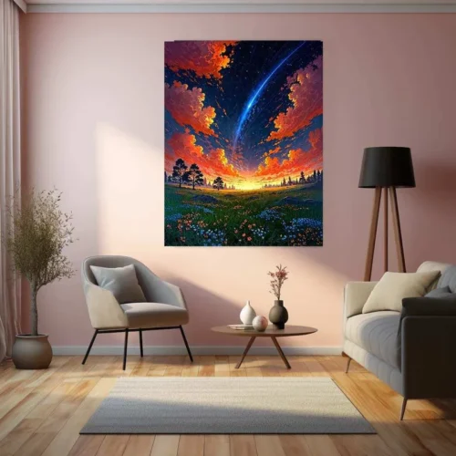 Your Name Nature Art Metal Poster - Image 3