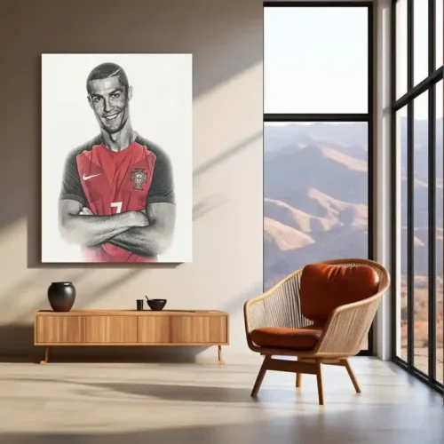 Cristiano Ronaldo ? Metal Frame | Iconic Football Wall Art 03 - Image 3