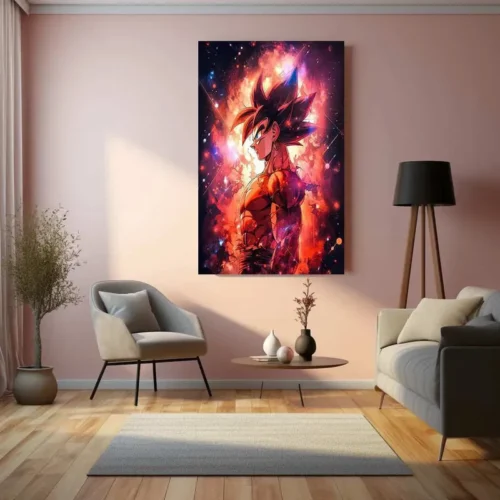 Dragon Ball Z Metal Poster | Goku, Vegeta & Iconic DBZ Wall Art | Anime Collectible Print Description - Image 3