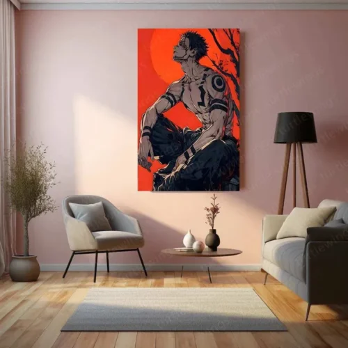 Ryomen Sukuna ? Jujutsu Kaisen Metal Poster - Image 3