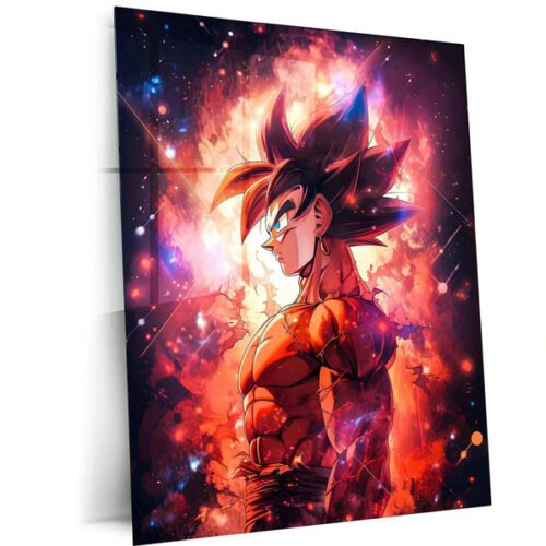 Dragon Ball Z Metal Poster | Goku, Vegeta & Iconic DBZ Wall Art | Anime Collectible Print Description