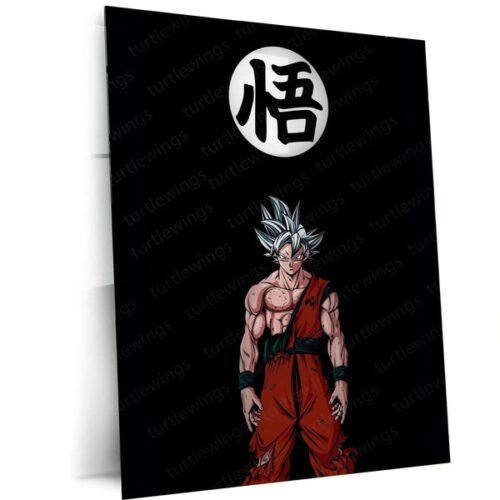 Dragon Ball Z Metal Poster | Super Saiyan Transformation Art