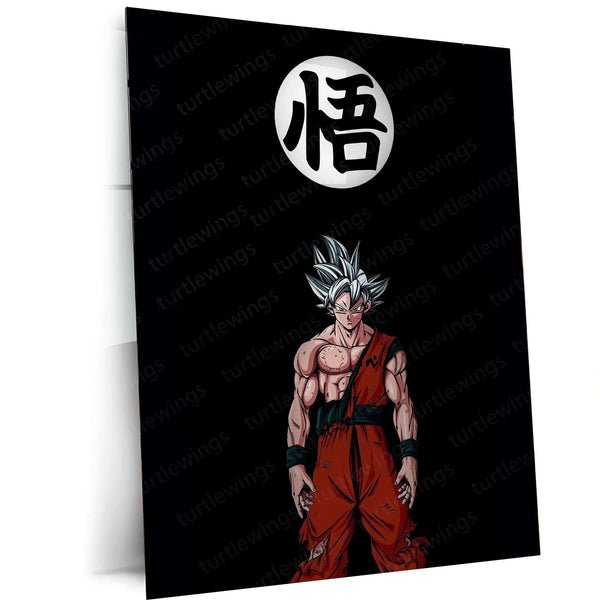 Dragon Ball Z Metal Poster | Super Saiyan Transformation Art
