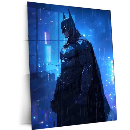 Batman Metal Poster ? Iconic Dark Knight Art