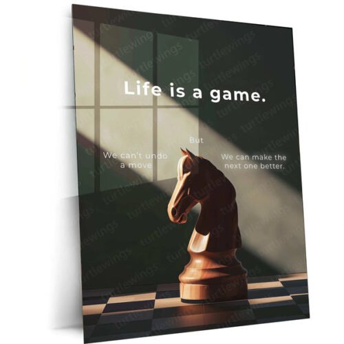 Horse Head Chess Piece ? Symbolic Metal Artwork