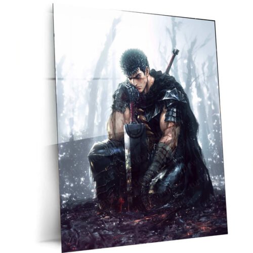 Berserk Metal Poster ? Guts Dark Fantasy Anime Wall Art 3