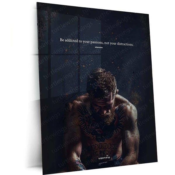 Conor McGregor Quote Metal Poster ? Motivational MMA Wall Art | Fighter Mindset Decor 2