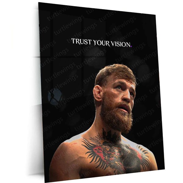 Conor McGregor Quote Metal Poster ? Motivational MMA Wall Art | Fighter Mindset Decor 4