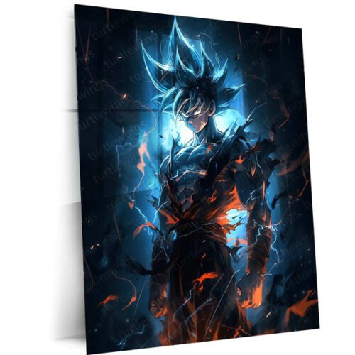 Goku Dragon Ball Art ? Dark Sky Style Anime Poster