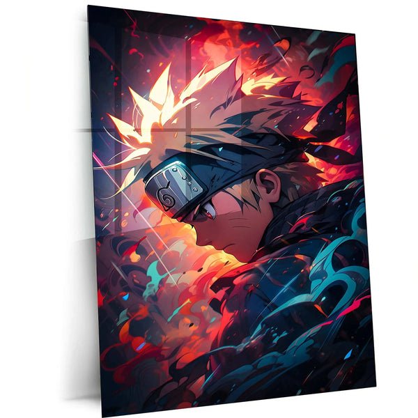 Kawaii Naruto Metal Poster | Cute Anime Wall Art | Adorable Ninja Aesthetic 6