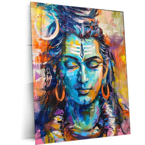 Lord Shiva Metal Poster ? Mahadev Wall Art | Divine Hindu Spiritual Decor 6