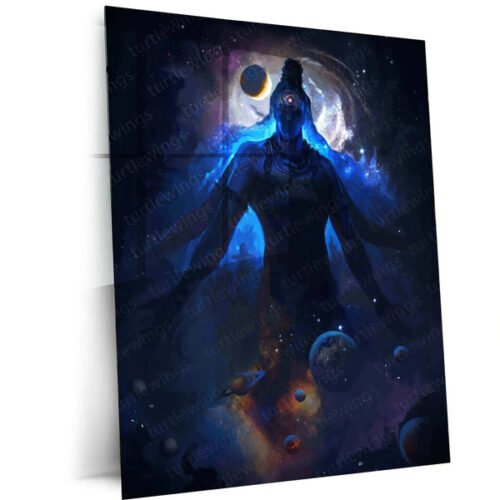 Lord Shiva Metal Poster ? Mahadev Wall Art | Divine Hindu Spiritual Decor 2