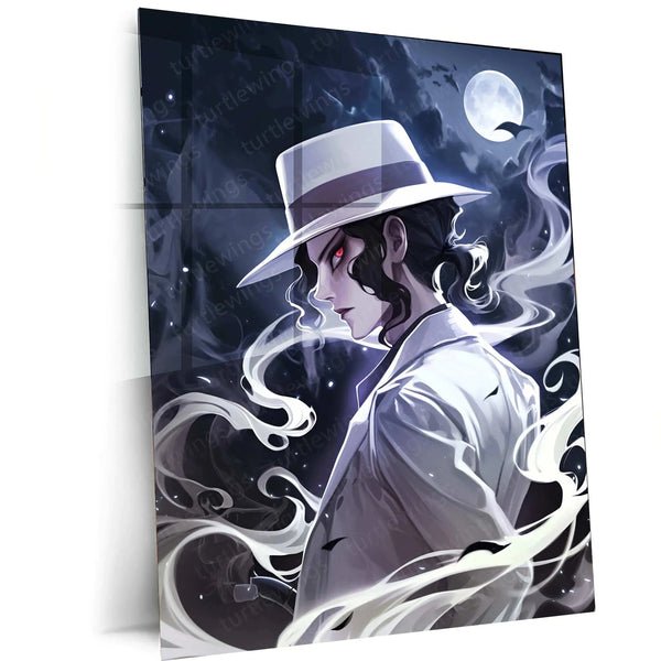 Muzan Kibutsuji Metal Poster ? Demon Slayer Anime Villain Wall Art