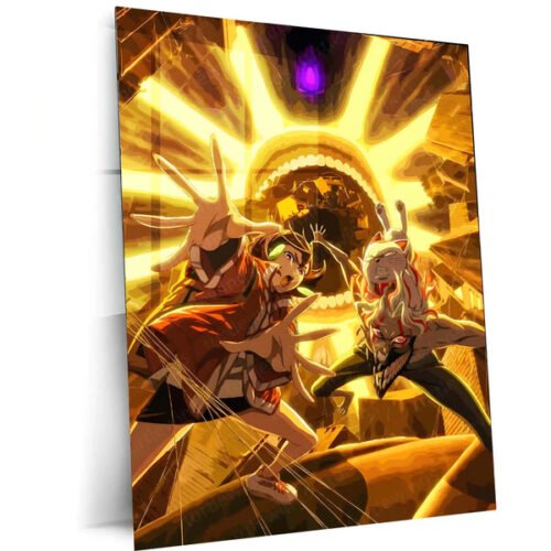 Anime Metal Poster | Tokyo Ghoul ? Ken Kaneki Shadow Metal Poster | Dark Anime Wall Frame 07