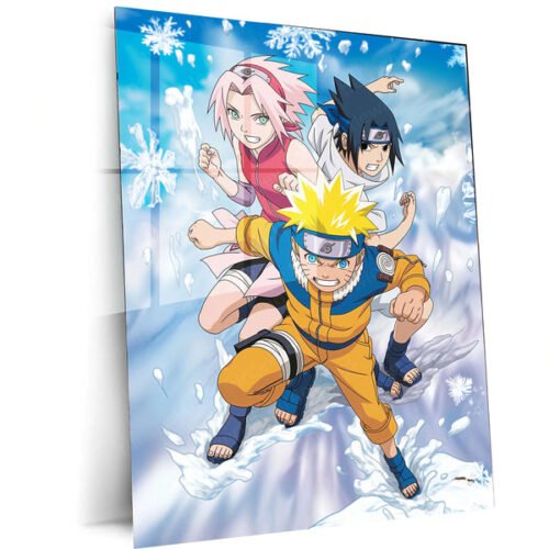 Anime Metal Poster | Naruto, Sasuke & Sakura Metal Poster ? Team 7 Anime Wall Art