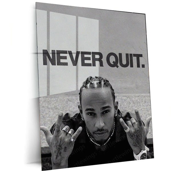 Never Quit ? Lewis Hamilton | Formula 1 Champion Metal Frame