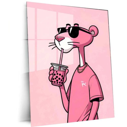 Pink Panther Metal Poster ? Classic, Stylish & Playful Wall Art