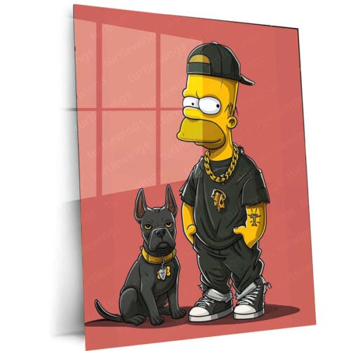 The Simpsons Metal Poster ? Iconic Cartoon Wall Art | Fun & Nostalgic Decor