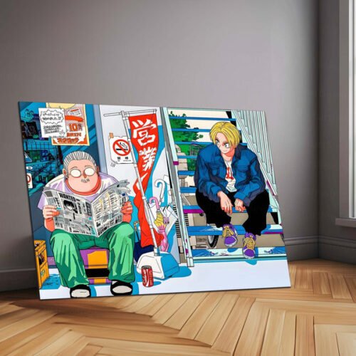 Anime Metal Poster | Sakamoto Days ? Quiet Assassin Moments Metal Frame