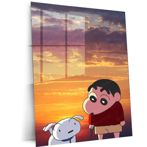Anime Metal Poster | Shinchan Metal Poster ? Fun & Quirky Anime Wall Art 01