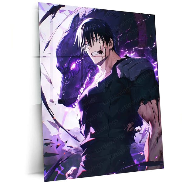 Toji Fushiguro ? The Sorcerer Assassin | Jujutsu Kaisen Metal Poster2