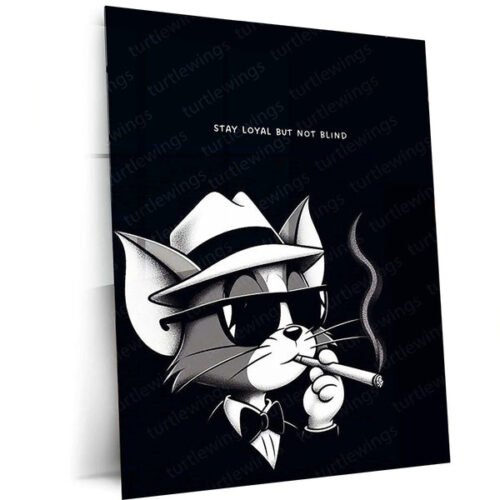 Tom Quote Metal Poster ? Classic Cartoon Wisdom | Funny Tom & Jerry Wall Art 2