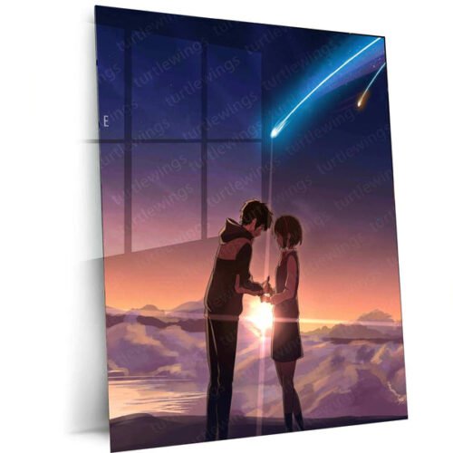 Your Name Metal Poster ? A Timeless Anime Love Story 1