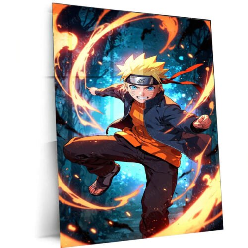 Naruto Metal Poster