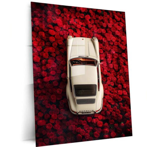 Car Aesthetic Metal Poster ? Stylish Automotive Art | Perfect for Car Enthusiasts