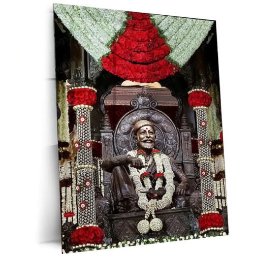 Chhatrapati Shivaji Maharaj Metal Frame - Honoring the Great Maratha Leader 4