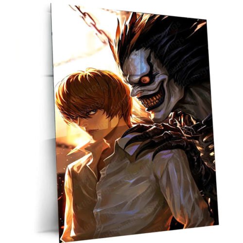 Death Note Metal Poster ? The Battle of Wits
