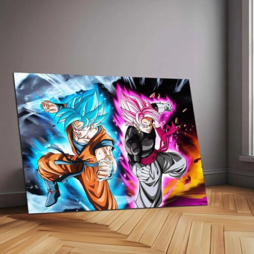 Anime Metal Poster | Goku Dragon Ball Z Metal Poster ? Super Saiyan Power