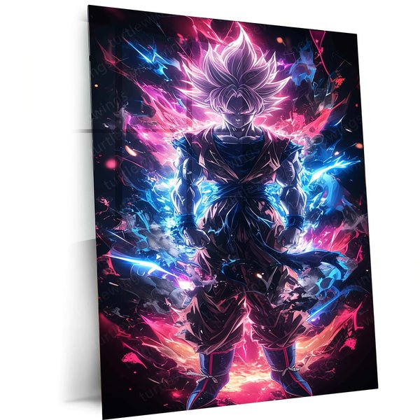 Goku Metal Poster ? Iconic Dragon Ball Z Art | Powerful Super Saiyan Wall Decor 2