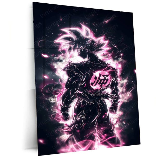 Goku Metal Poster ? Iconic Dragon Ball Z Art | Powerful Super Saiyan Wall Decor 3